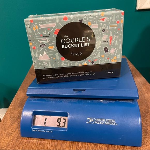 NEW NWT Flowjo Couple’s Bucket List Engagement Wedding Shower Gift anniversary - Picture 8 of 8